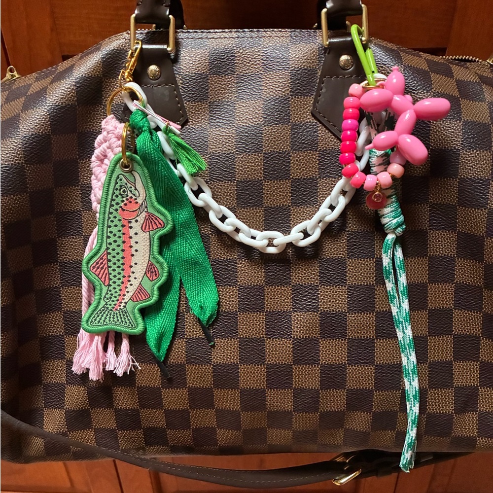 Hand curated bag charms/chain